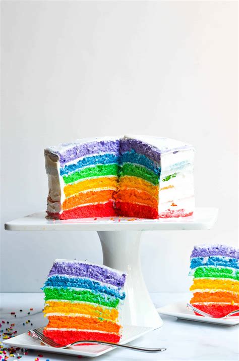 Easy Rainbow Cake Recipe | Worn Slap Out