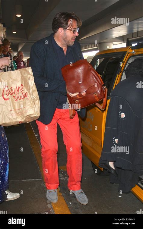 Jonathan Ross and family arriving at LAX Airport Featuring: Jonathan ...