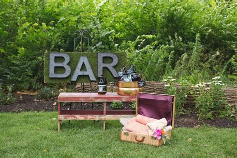 Outdoor Bar Space | WeddingDay Magazine