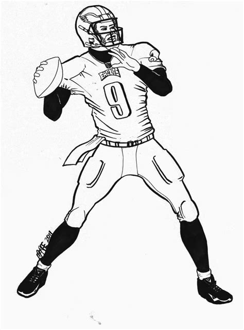 13 Pics Of NFL Quarterback Coloring Pages - NFL Football Coloring ...