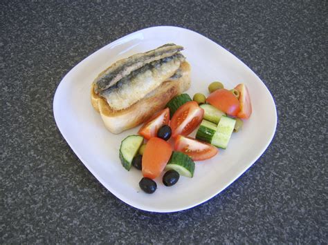 What Should I Have for Dinner Tonight?: Fresh Sardines on Toast with Simple Salad