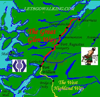 Great Glen Way Scottish Walking Holiday Fort William to Inverness 7 ...