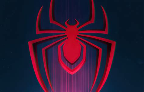 1400x900 Spider Man Miles Morales Logo Wallpaper,1400x900 Resolution HD 4k Wallpapers,Images ...