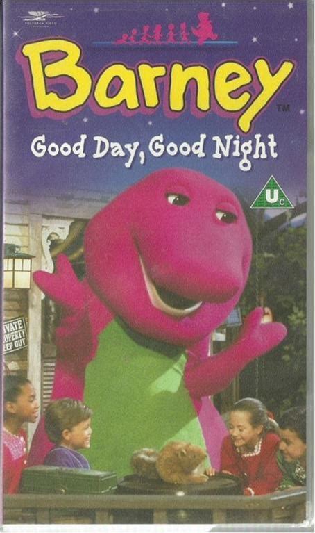 BARNEY - GOOD DAY , GOOD NIGHT (ENDAST ENGELSKA - VHS ) på Tradera.com