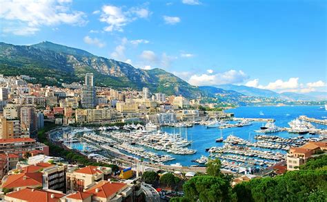 Fondos de Pantalla Mónaco Casa Amarradero Montañas Barco Cielo Montecarlo Ciudades descargar ...