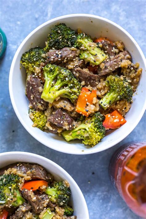 Instant Pot Beef and Broccoli with Rice - The Girl on Bloor