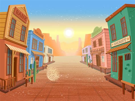 West Town2 Stock Illustration - Download Image Now - iStock