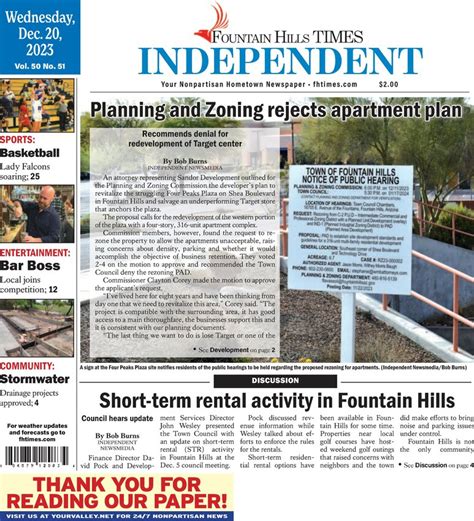 Fountain Hills Times Independent - Wednesday, December 20, 2023 ...