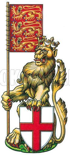 Various Heraldic Beast and the Banner which they Supported from the History of England, Wales ...