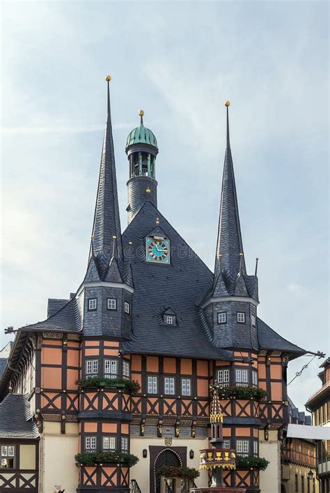 Town Hall Wernigerode, Germanl Stock Photo - Image of framework, town: 34188336