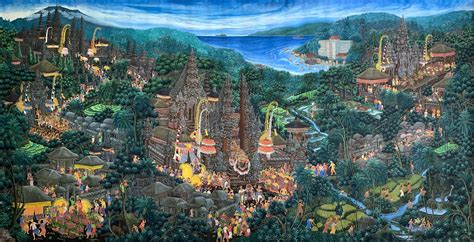 Art In Balinese Culture Painting, Bali Landscape Painting, Magnificent Architecture to Beautiful ...