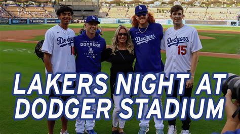 Jeanie Buss, Austin Reaves and Max Christie attend Lakers Night at ...