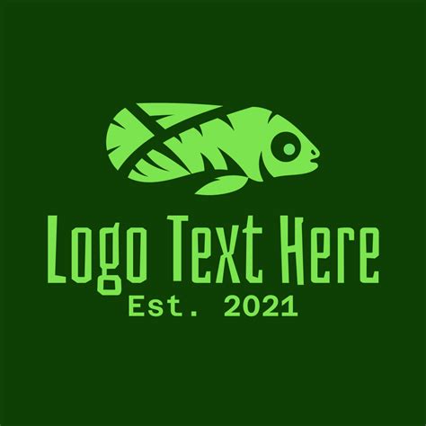 Green Tropical Fish Logo | BrandCrowd Logo Maker