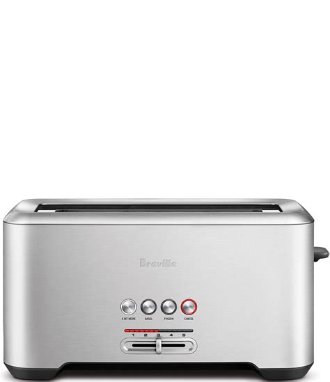 Breville A Bit More'® Long-Slot 4 Slice Stainless Steel Toaster | Dillard's