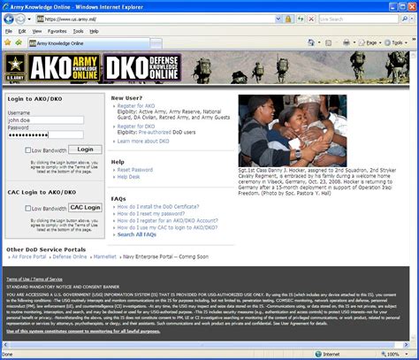 AKO recognized by DOD as information delivery standard | Article | The United States Army