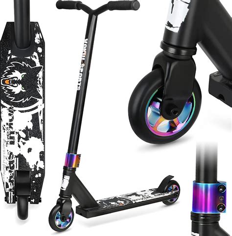 Pro Trick Scooter, Entry Level Stunt Scooters for Kids Ages 6 Years and Up, Aluminum and ...