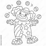 Circus Clowns Coloring Pages sketch template