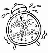 Alarm Clock Coloring Page At GetColoringscom  Free Printable sketch template