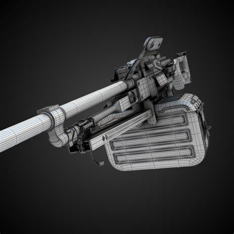 PK Machine gun Hi-Res 3D Model MAX OBJ FBX LWO LW LWS MA MB - CGTrader.com