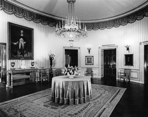 AR6333-4F. Blue Room, White House - John F. Kennedy Presidential Library & Museum