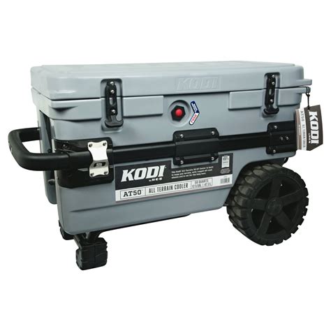 KODI All Terrain Grey Wheeled Cooler - Shop Coolers & Ice Packs at H-E-B