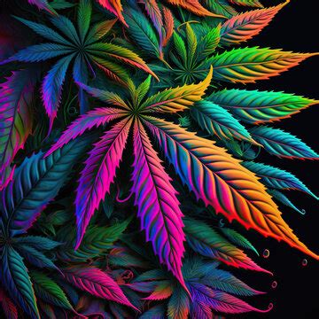 Trippy Cannabis Wallpaper