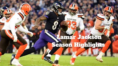 Lamar Jackson Rookie Season Highlights l 2018 - 2019 Season - YouTube