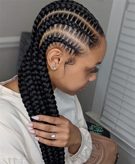 Conrows braids: how to, history, evolution | Braided cornrow hairstyles ...