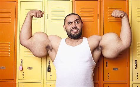 The world's largest biceps belong to Mostafa Ismail (Egypt) and were ...