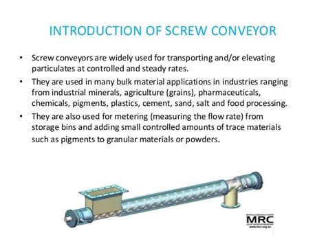 DESIGN & ANALYSIS OF SCREW CONVEYOR