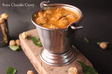 Soya Chunks Curry / Meal Maker Curry - You Too Can Cook