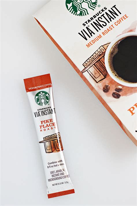 Starbucks Via Instant Coffee Instructions / Rich Creamy Vanilla Caffe ...