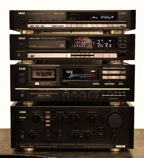 Akai Audio from the late 1980s-early 1990s. | Audio, Hifi, Hifi audio