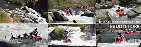 Middle Fork American River Rafting - Float the White Water Rapids