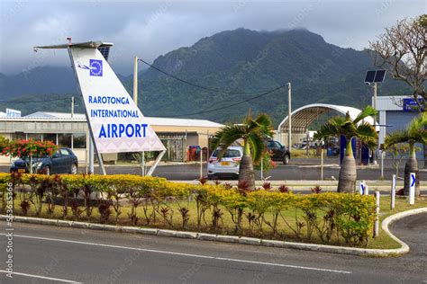 Rarotonga International Airport, the main point of entry for tourists ...