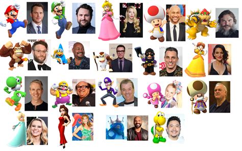 Mario Movie Cast with My Ideas by dmcmusiclover on DeviantArt