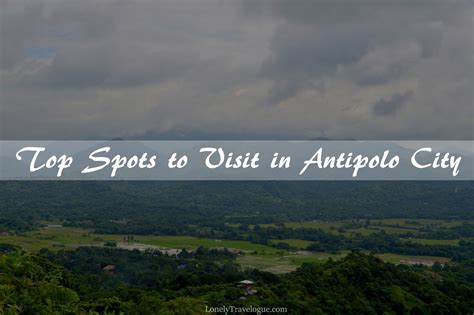 Tourist Spot Antipolo