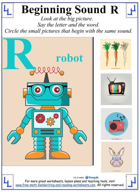 Letter R Worksheets & Activities