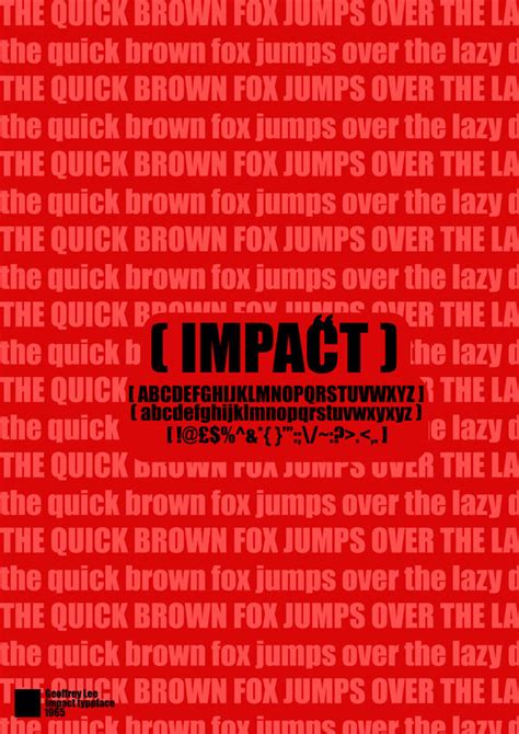 IMPACT FONT TYPOGRAPHY by A-Mc on DeviantArt