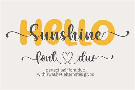 Hello Sunshine Font - Download Free Font