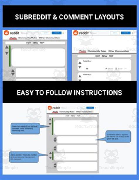 Reddit Template (Editable on Google Slides) by Teach Simple