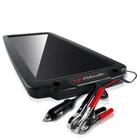 Schumacher Electric Solar Battery Charger and Maintainer- 2.4 Watt, 12V - Walmart.com - Walmart.com