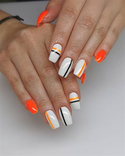 Luxury Hot Orange nails color nail design ideas | Melody Jacob