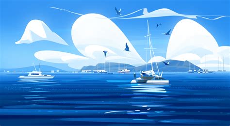 Boat Illustration 4k Wallpaper,HD Artist Wallpapers,4k Wallpapers ...