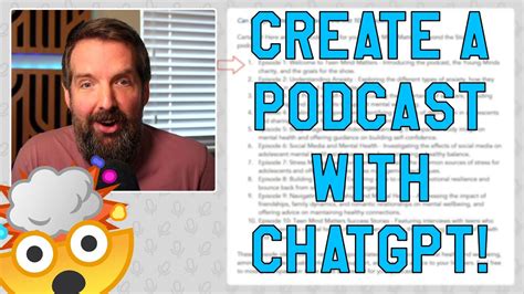 Can ChatGPT REALLY develop a brand new podcast from idea to execution ...