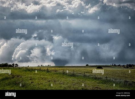 Big wedge tornado near Hays Kansas United States Stock Photo - Alamy