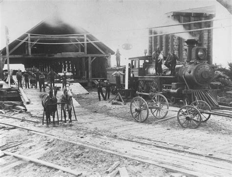 Western teminus of Nosbonsing & Nipissing Railway, at Wass… | Flickr