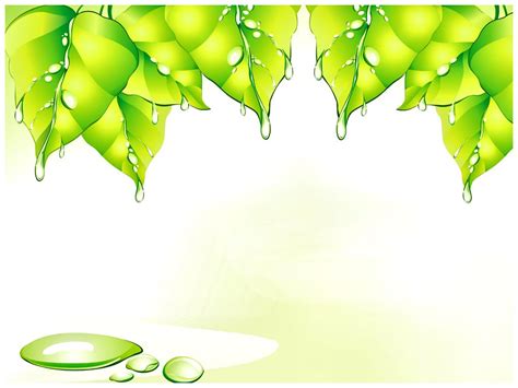 Green Leaf PPT Template TV10134 - PPT Templates by Templates Vision | Green leaf background, Ppt ...