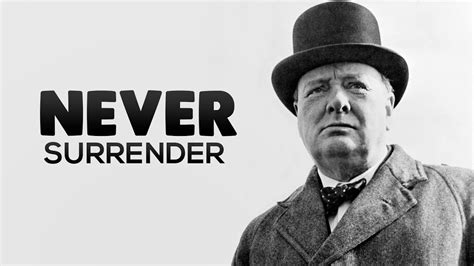 Winston Churchill - Never Surrender (HD) - YouTube