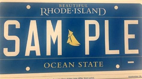 Rhode Island license plate redesign on hold until 2019